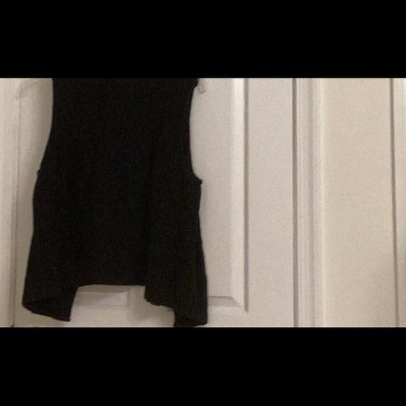 BLACK MILITARY STYLE SWEATER VEST - Picture 2 of 3